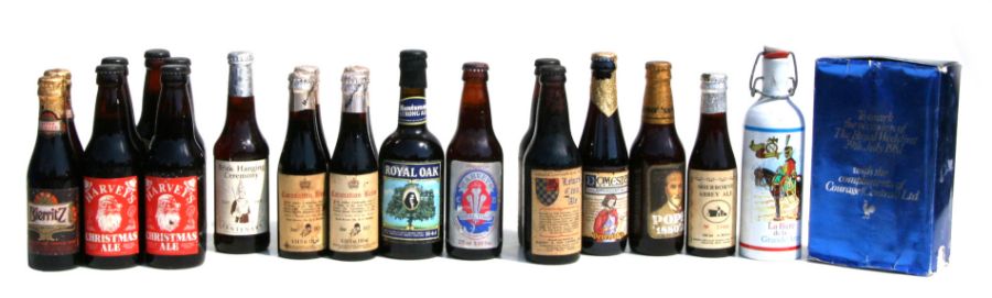 A collection of celebration Real Ales including Eldridge Pope, Coronation Brew June 1977; Harvey's