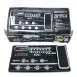 A G7.1UT Zoom Guitar Effects Console, boxed.