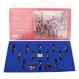 A boxed limited edition set of Britain's leaded soldiers, Scots Guards: Band of the Pipers &