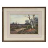 Sylvester Stannard (1870-1951) - Country Landscape Scene - signed lower left, watercolour,