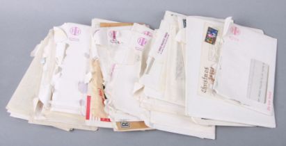 A mixed lot of new issue commemorative stamps in Post Office envelopes, mainly from the 1970's.
