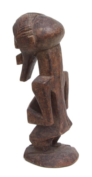 African Art / Tribal Art: a carved wooden Songye male figure, 38cms high. - Image 2 of 2