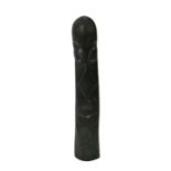 African Art / Tribal Art: a carved wooden totem, 68cms long.