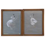 Ritz (mid 20th century French school) - Les Sylphides - signed lower left and titled lower right,