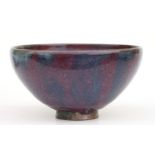 A Chinese Jun ware style bowl, 20cms diameter.