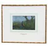 Mildred Anne Butler RA RWS (Irish 1858-1944) - Two Peacocks in a Landscape - pastel, signed lower