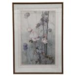 Katherine Cameron RSW RE (Scottish 1874-1965) - Wild Roses - signed lower left, watercolour, The