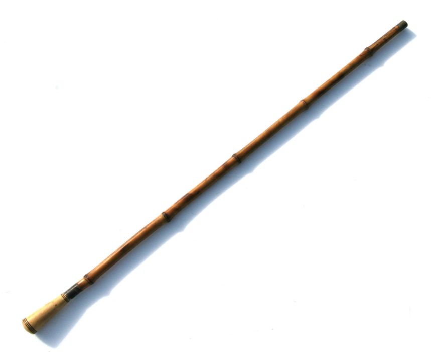 A cane shafted sword stick with a 63.5cms (25ins) square section blade. Makers name to blade: FRANCE - Image 2 of 3