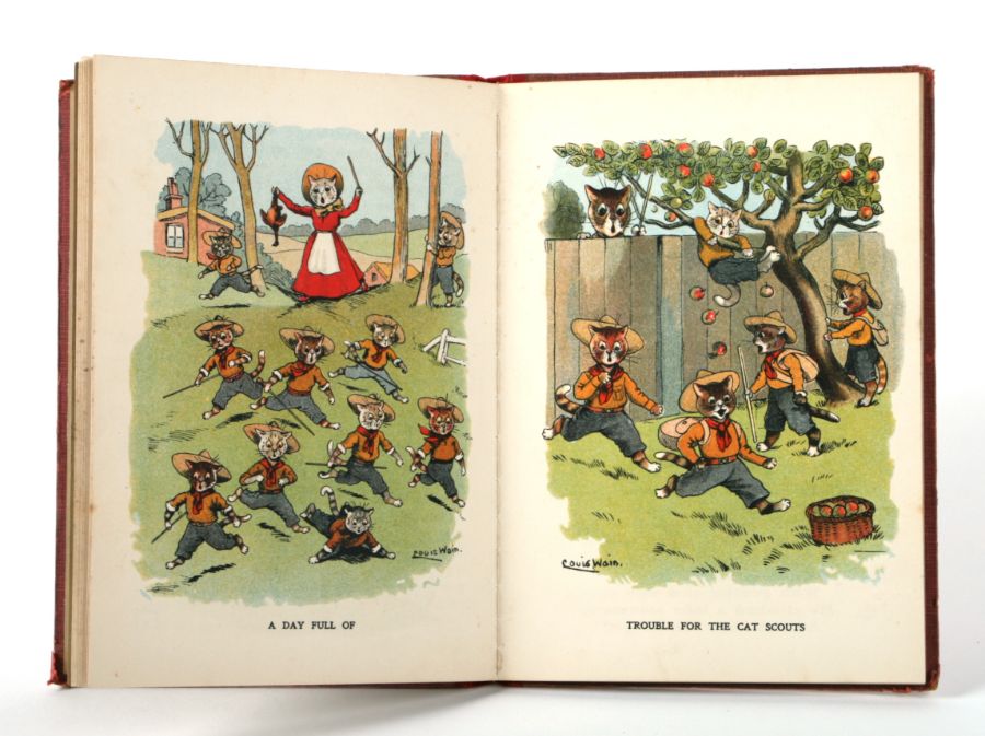 Wain (Louis) - The Cat Scouts, A Picture Book for Little Folk - verses and tales by Jessie Pope, - Image 2 of 16