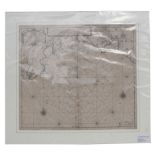 Van Keulen (Gerard) - an 18th century uncoloured compass map, Cornish Coast, Big Berry to