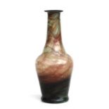 A Clutha type Christopher Dresser design style vase, 20cms high.