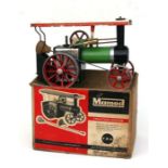 A Mamod TE1A traction engine, boxed.