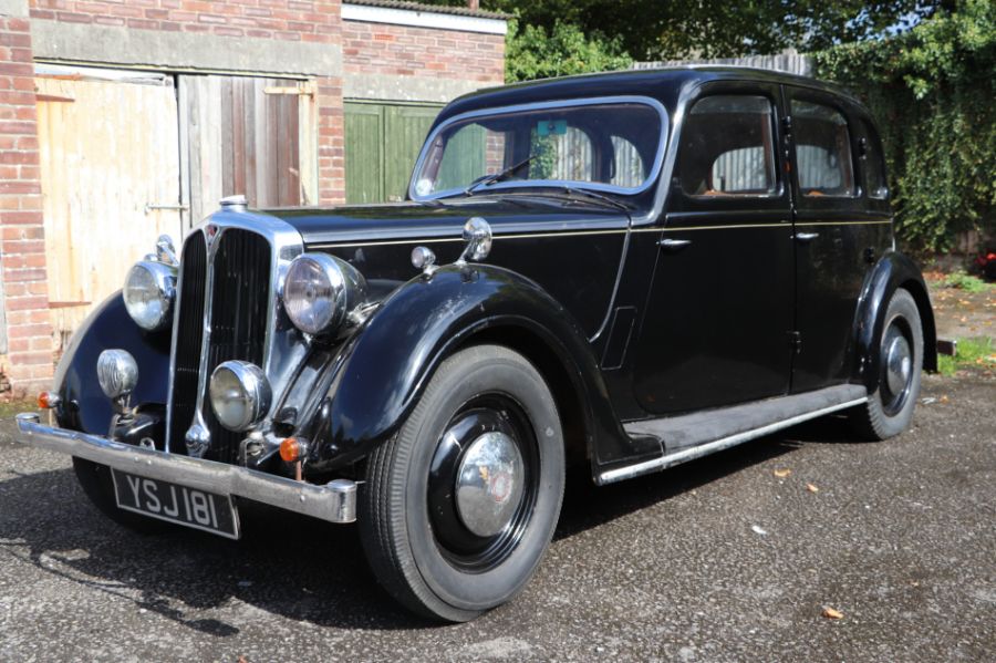 A 1947 Rover 12 P2 saloon, registration no. YSJ 181, chassis no. R7211801, engine no. 7212147,