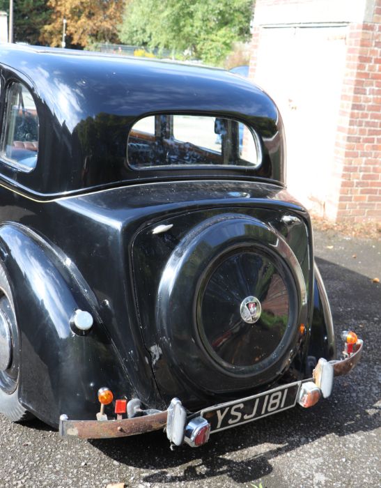 A 1947 Rover 12 P2 saloon, registration no. YSJ 181, chassis no. R7211801, engine no. 7212147, - Image 11 of 20