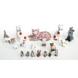 The Beswick Cat Chorus; together with other cat figures to include Nao, Goebel, Lladro & Szeiler.