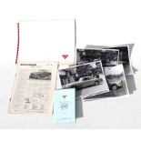 A good selection of Alvis t3 litre TD21 and TE21 sales brochures, ephemera and press photographs