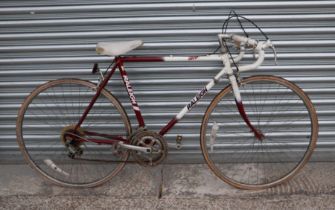 A Raleigh Walker 20.5ins frame racing bicycle with ten-speed Derailleur gears, aluminium handlebar