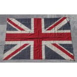 A vintage Union Jack flag, approx 172 by 110cms.