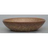 A Chinese crackle ware shallow bowl, 17cms diameter.