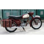 A 1958 BSA Bantam D5, registration no: 815 BHW.