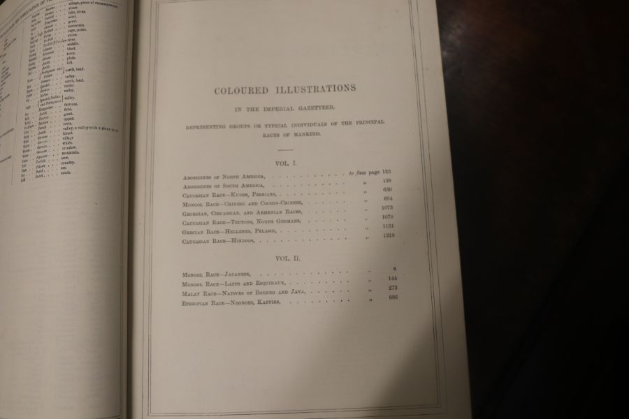 The Imperial Gazetteer Vol. 1 & 2 - a dictionary of geography published by Blackie & Son Paternoster - Image 2 of 5