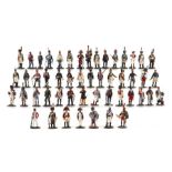 A collection of fifty Del Prado French and British Napoleonic War lead soldiers, various regiments