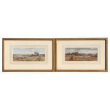 Joseph Barnard Davies (1861-1943) - a pair of complimentary watercolours depicting harvest scenes