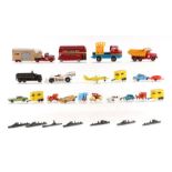 A Group of diecast vehicles to include Matchbox and Lesney.