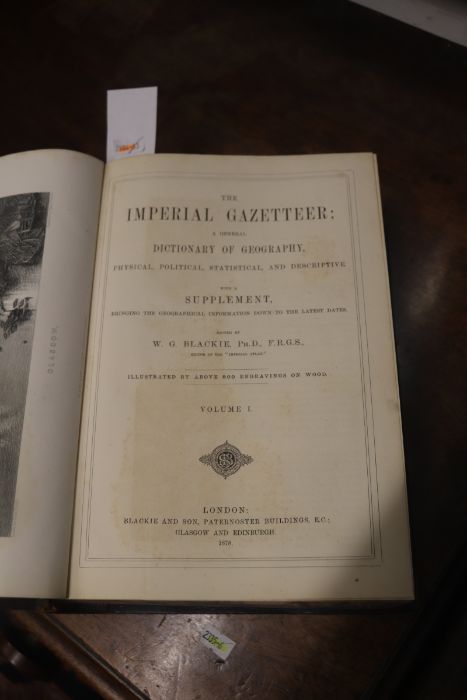 The Imperial Gazetteer Vol. 1 & 2 - a dictionary of geography published by Blackie & Son Paternoster - Image 5 of 5