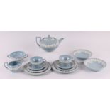 Assorted Wedgwood Queensware tea and coffee wares.Condition ReportAll are in good condition.