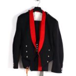 A Royal Artillery mess dress uniform consisting of Jacket, Waistcoat & Trousers, together with a