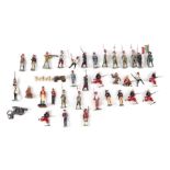A large quantity of lead military figures, various regiments and periods.