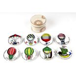 A boxed set of Fornasetti coasters depicting balloons, 10cms diameter.Condition ReportAll are in