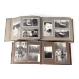 Two antique photograph albums, family and Chinese scenes, views in Soochow, Loongwha and Minghong.