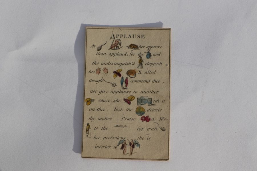 The Polite Repository or Pocket Companion for 1806 containing twelve hand coloured cryptic picture - Image 13 of 17