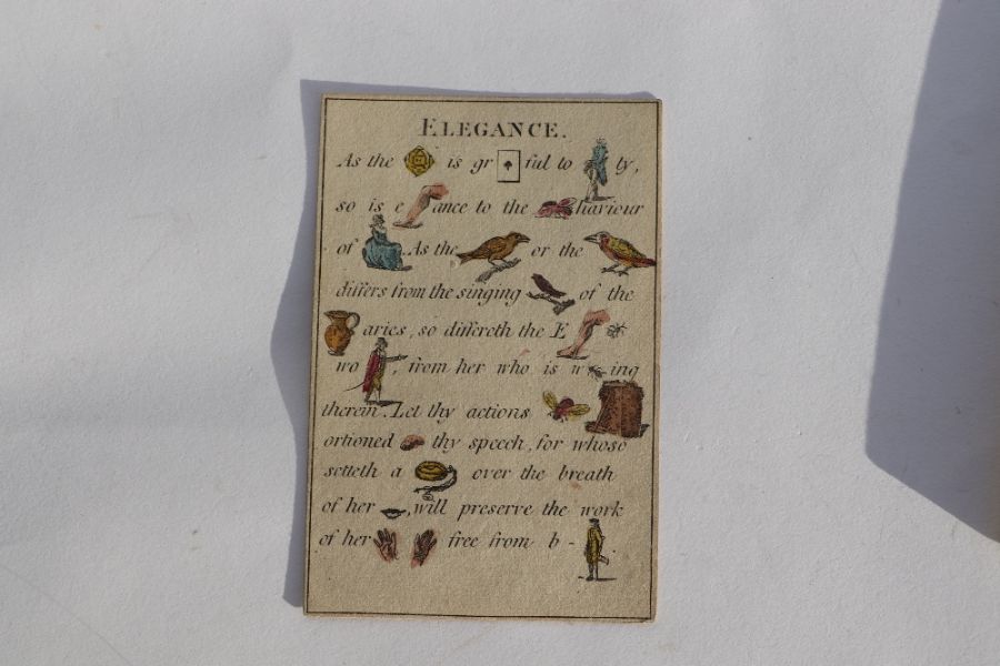 The Polite Repository or Pocket Companion for 1806 containing twelve hand coloured cryptic picture - Image 8 of 17