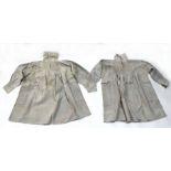 Two 19th century country estate linen smocks (2). Provenance: Property of the Earl of Clarendon.