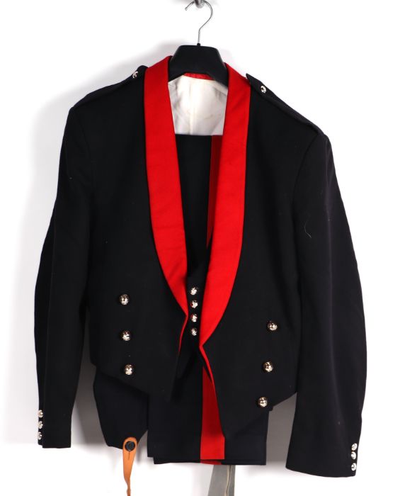 A Royal Artillery mess dress uniform consisting of Jacket, Waistcoat & Trousers, together with a