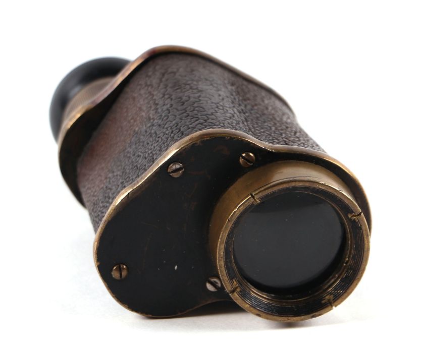 A WWI military brass monocular. - Image 3 of 4