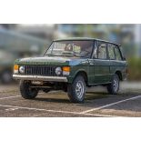 1972 Range Rover Classic 'Suffix A'