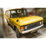 1972 Range Rover Classic 'Suffix A'