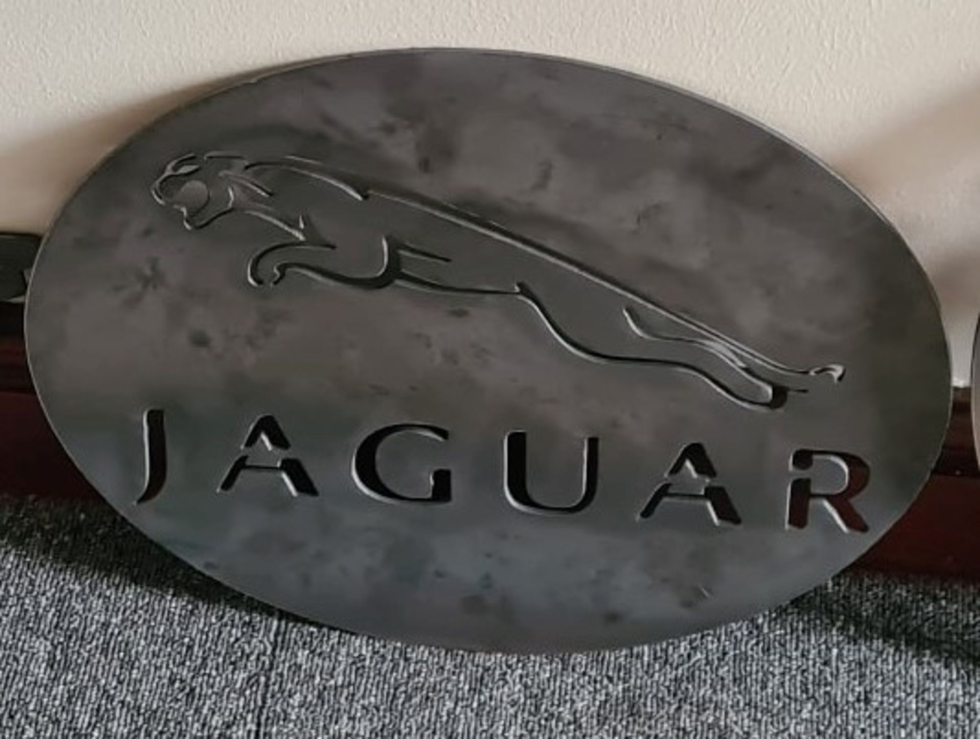 Custom Medium Heavy Weight Steel Jaguar Emblem