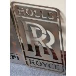 Custom Large Rolls-Royce Heavy Weight Steel Emblem