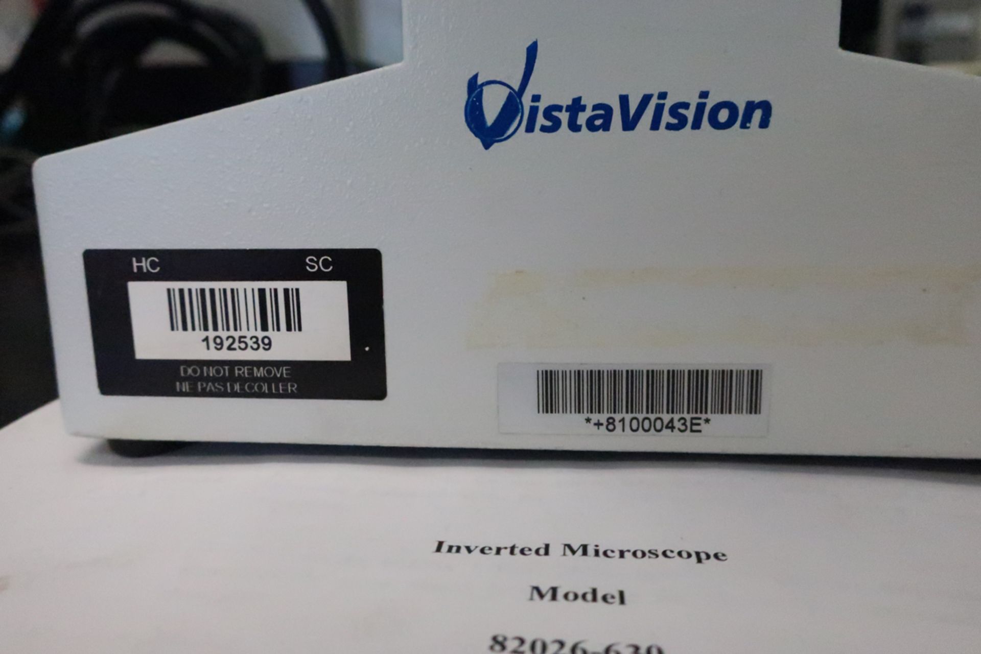 VWR VISTAVISION MICROSCOPE #82062-630 ** NOT PART OF THE BULK BID,CONDITIONAL TO CREDITOR'S APPROVAL - Image 3 of 4