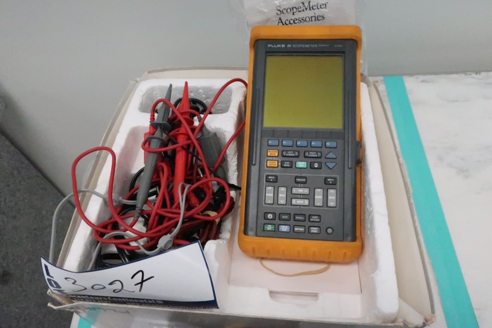 FLUKE SCOPE METER 96 ** NOT PART OF THE BULK BID, CONDITIONAL TO CREDITOR'S APPROVAL *** - Image 2 of 2