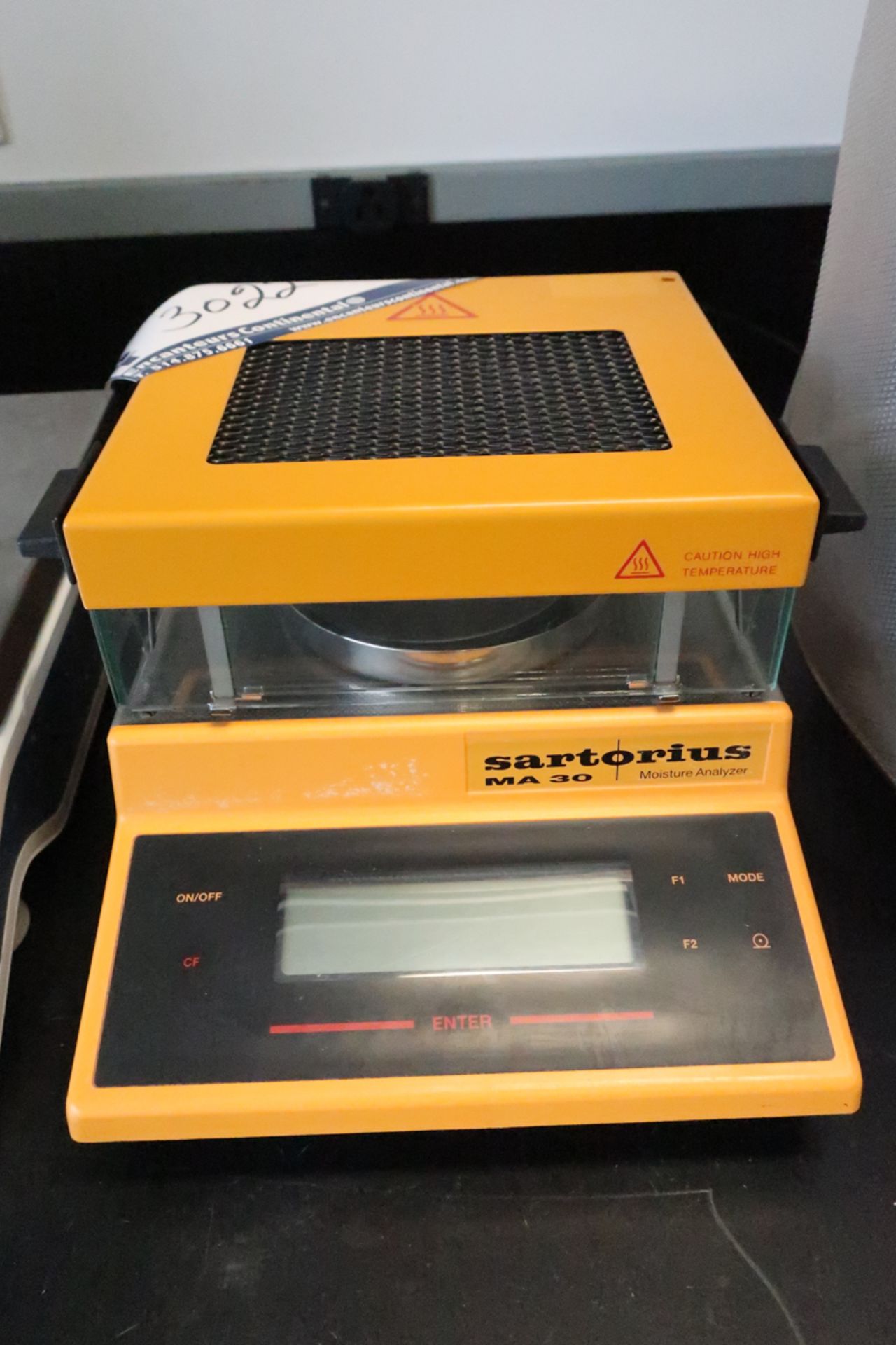 SARTORIUS MOISTURE ANALYZER MA30 ** NOT PART OF THE BULK BID, CONDITIONAL TO CREDITOR'S