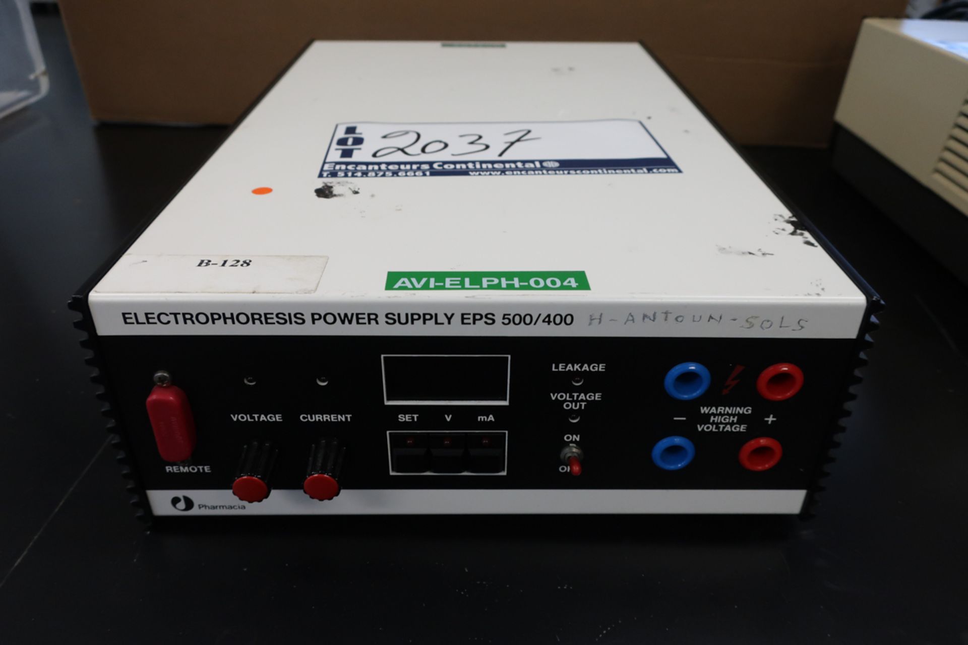 PHARMACIA ELECTROPHORESIS POWER SUPPLY # EPS 500/400