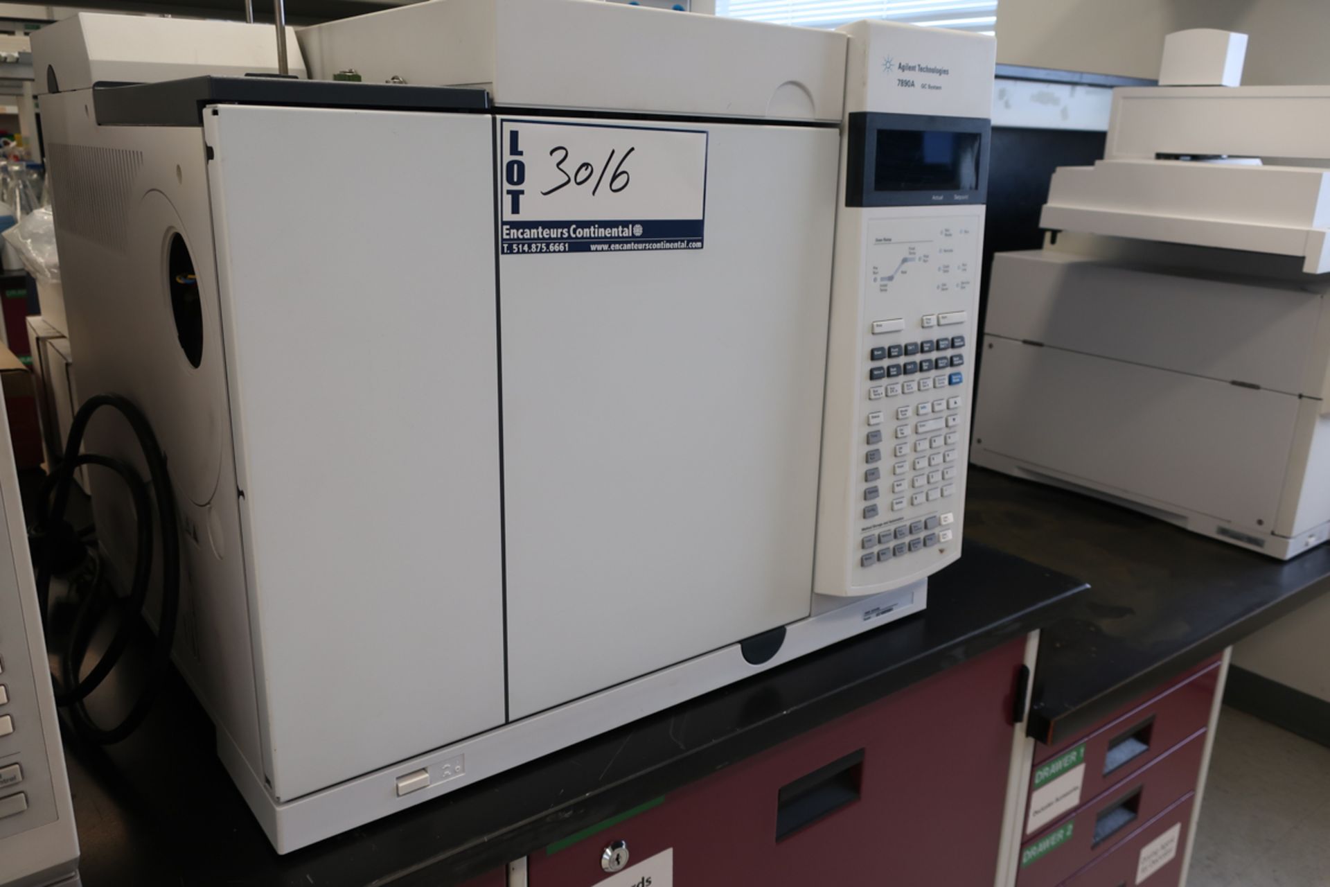 AGILENT GC 7890A WITH TWO DETECTOR FID AND TWO INJECTOR ** NOT PART OF THE BULK - Image 4 of 4