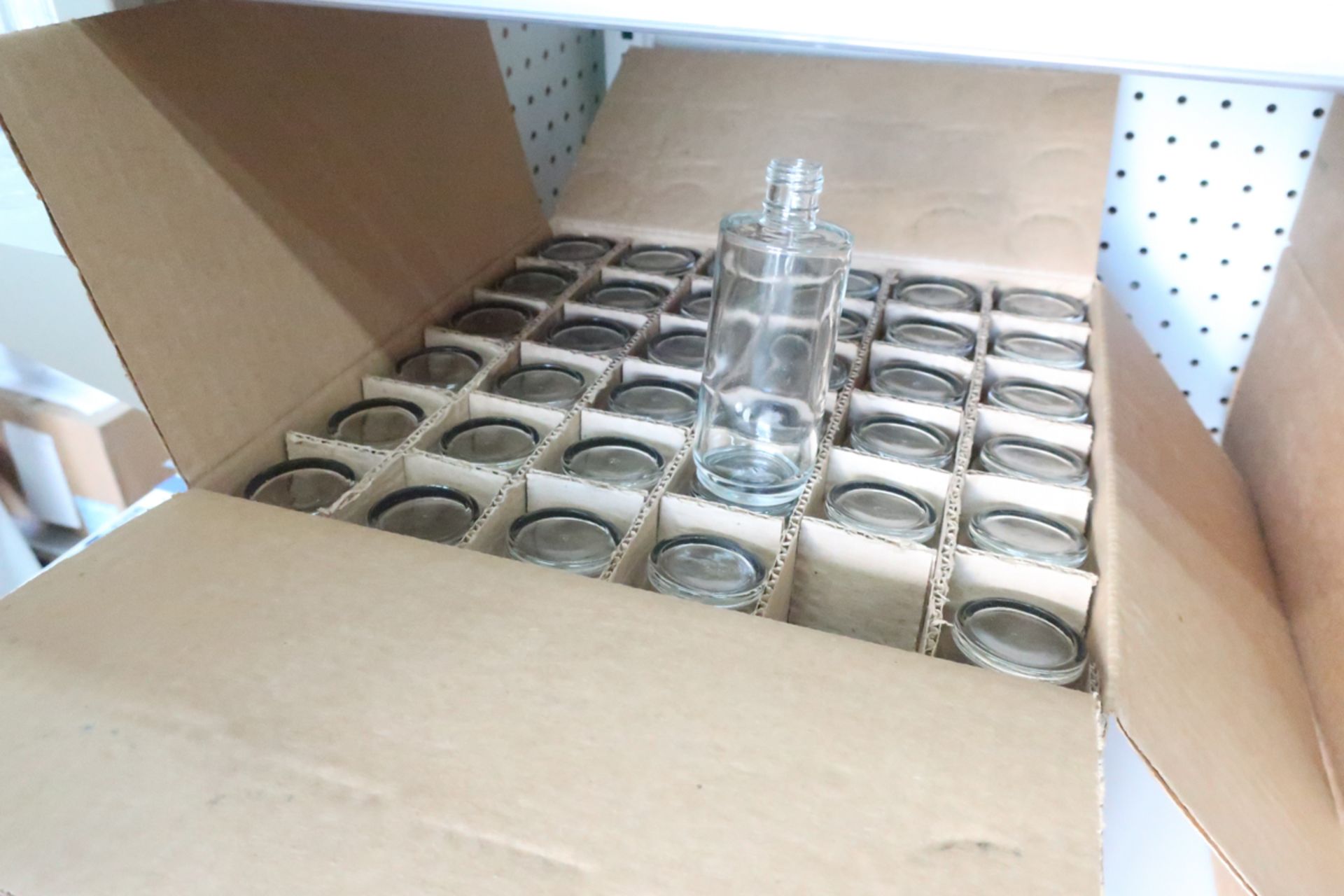 LOT OF 36 GLASS JARS 4oz - Image 2 of 2