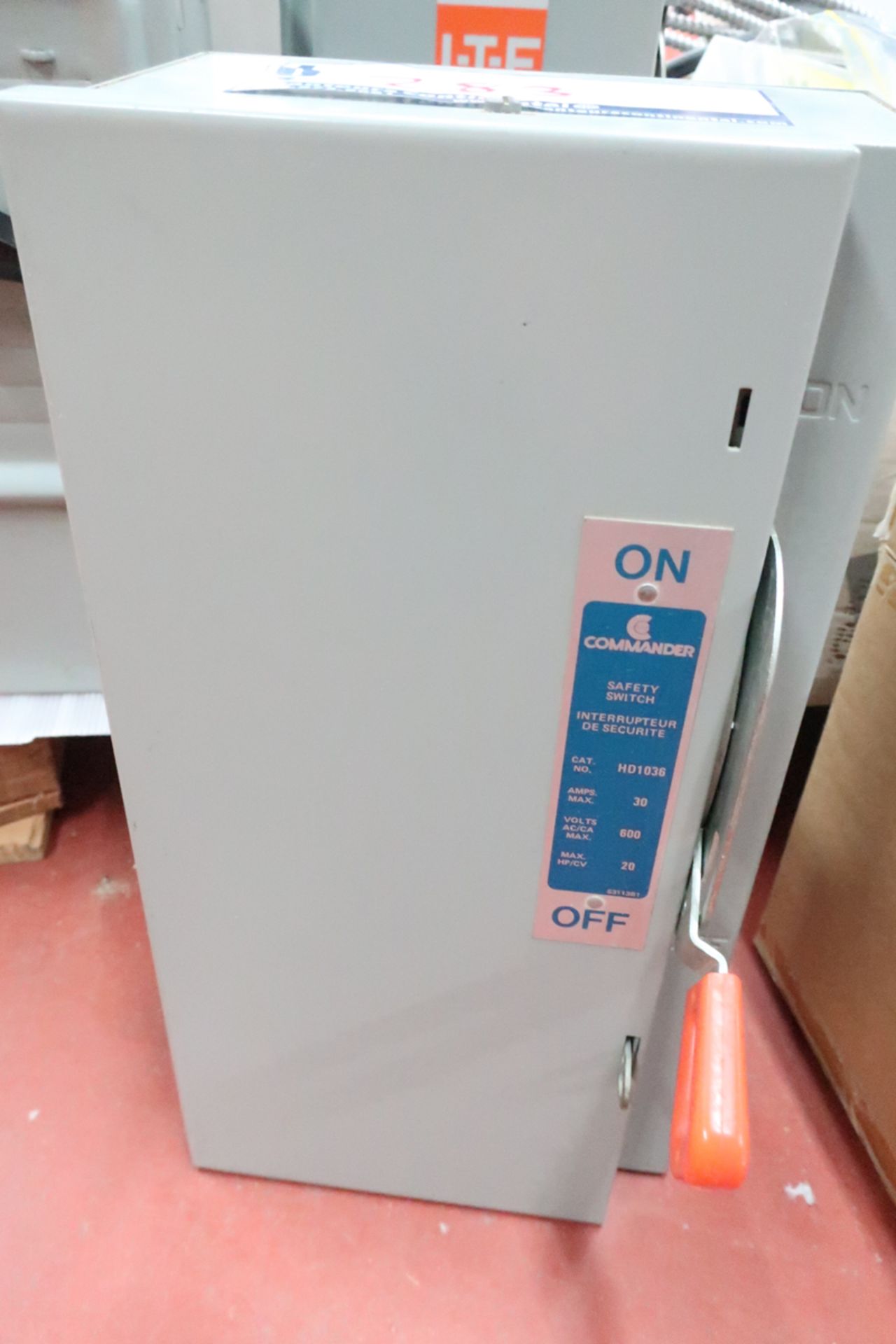 safety switch commander 30amp 600v